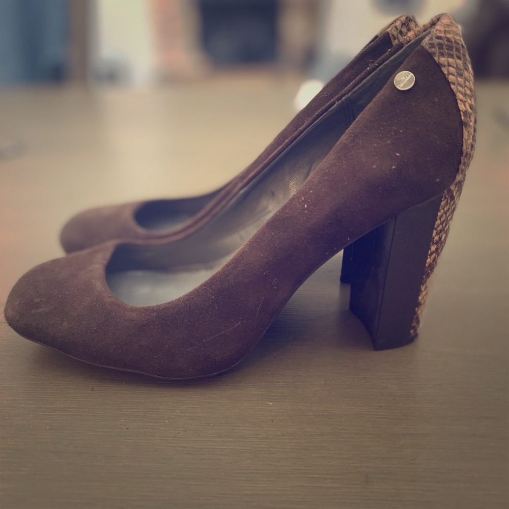 Calvin Klein Snake Back Heels
